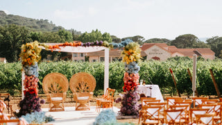 Cérémonie domaine de bourrian à saint tropez 