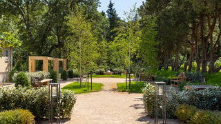 Jardin du domaine de bourrian à Saint tropez 