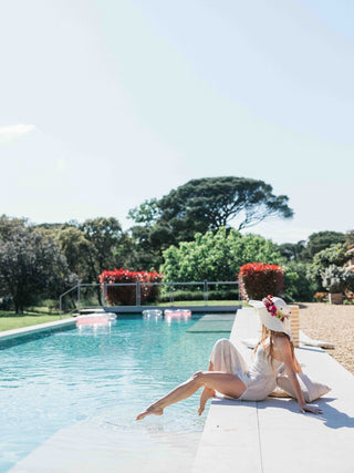 Privatisation de notre piscine du domaine de bourrian à saint tropez 